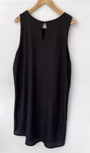 Load image into Gallery viewer, SUSSAN gorgeous Black Textured Hi Low Asymmetrical Dress Size L BNWT $99.95
