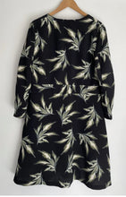 Load image into Gallery viewer, VERONIKA MAINE A line 3/4 Sleeve Leaf Print Dress Size 16