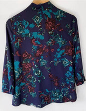 Load image into Gallery viewer, (Preloved) DANA BUCHMAN beautiful Button Front Blouse Shirt Top Size M 10-12 AU