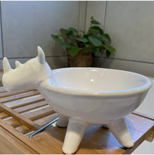 Load image into Gallery viewer, Hand Crafted Gloss Ceramic Rhino Dish Trinket Soap