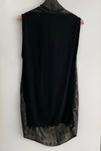 Load image into Gallery viewer, ALISTAIR TRUNG Sleeveless Cowl Neck Drape Tunic Top Blouse Size 4 FIT 12-14