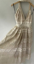 Load image into Gallery viewer, NICOLANGELA Divine A Line Laser Cut Dress Size 10-14 BNWT $690
