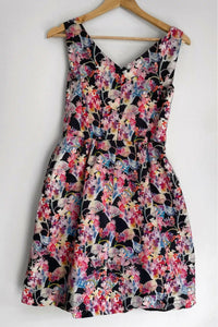 JIGSAW Floral Print A Line Dress Size 8
