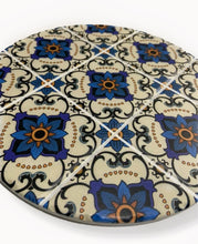 Load image into Gallery viewer, High Quality Ceramic Round Trivet Mediterranean Bohemian Boho Non Slip Styling