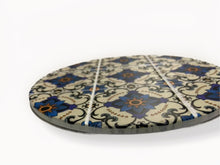 Load image into Gallery viewer, High Quality Ceramic Round Trivet Mediterranean Bohemian Boho Non Slip Styling