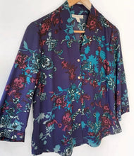 Load image into Gallery viewer, (Preloved) DANA BUCHMAN beautiful Button Front Blouse Shirt Top Size M 10-12 AU