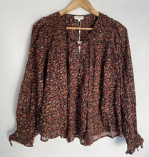 Load image into Gallery viewer, AUGUSTE Isaac Thyme Blouse Top Boho Blouse BNWT Size L