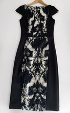 Load image into Gallery viewer, CUE Zip Front Print Centre Pencil Dress Size 6 BNWT $295