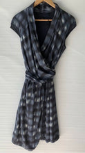 Load image into Gallery viewer, (Preloved) DAVID LAWRENCE Gorgeous Check Print Wrap Shirt Dress Size 8