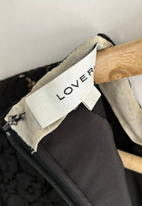 LOVER The Label Black Lace Skater A Line Dress Size 8